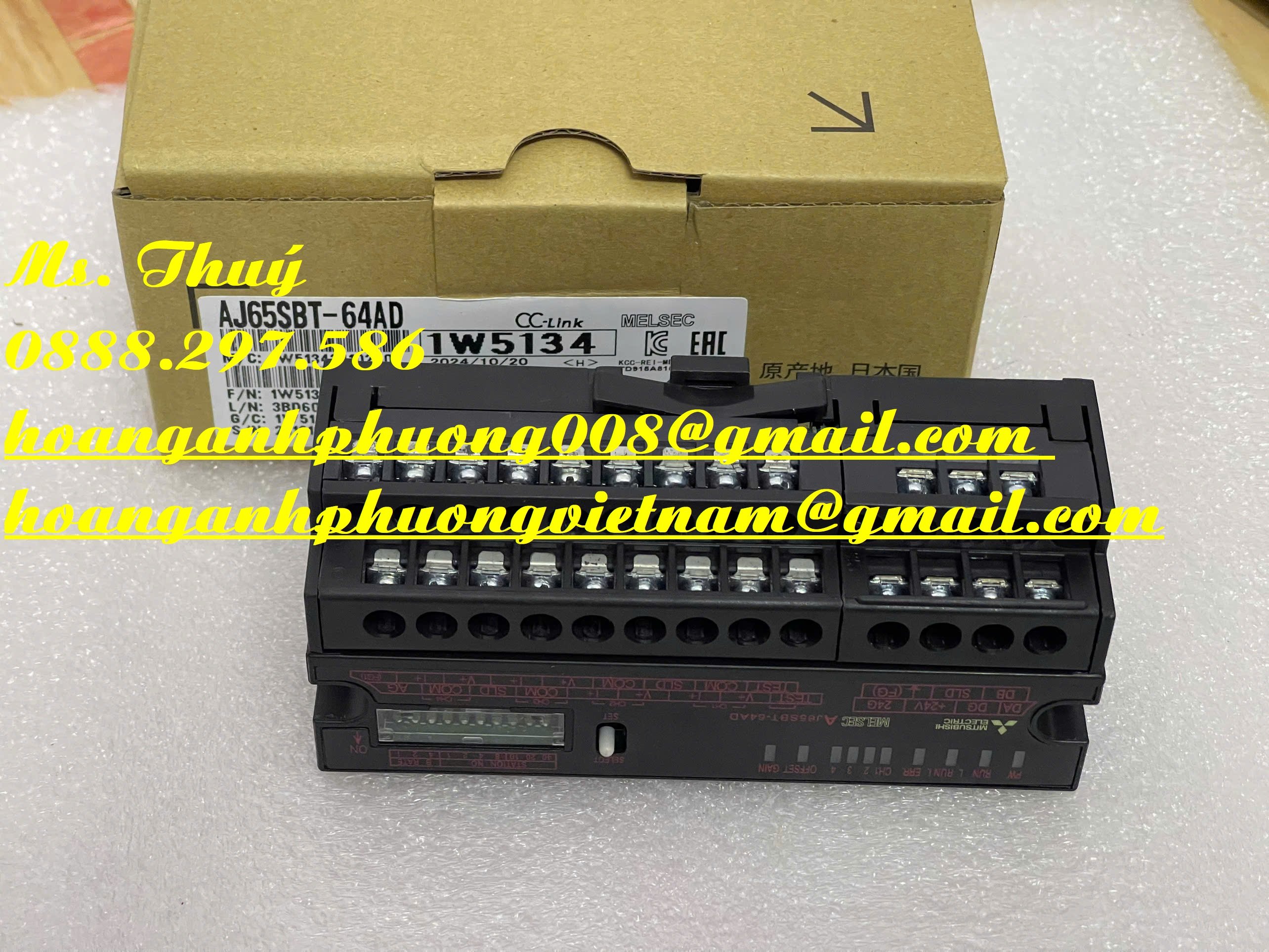 Hàng nhập chuẩn - CC-link Mitsubishi AJ65SBT-64AD - Bình Dương