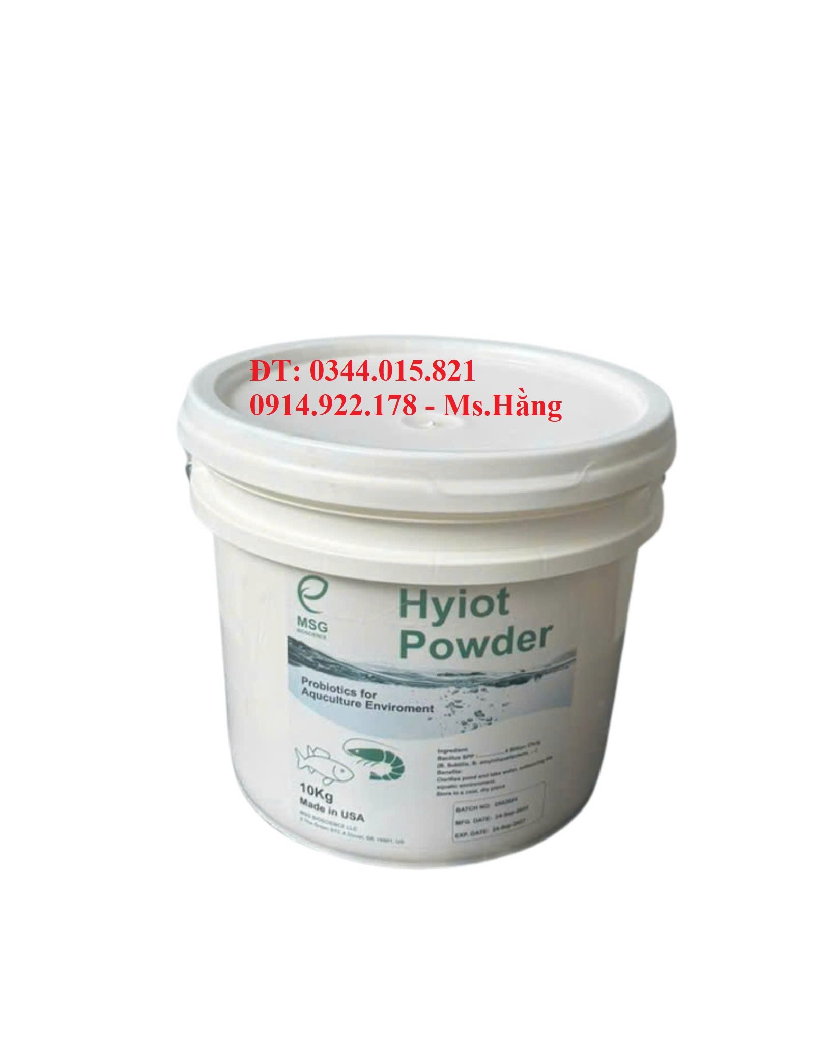 Hyiot Powder – Vi Sinh Giảm Phèn, Cải Thiện Môi Trường Ao Nuôi