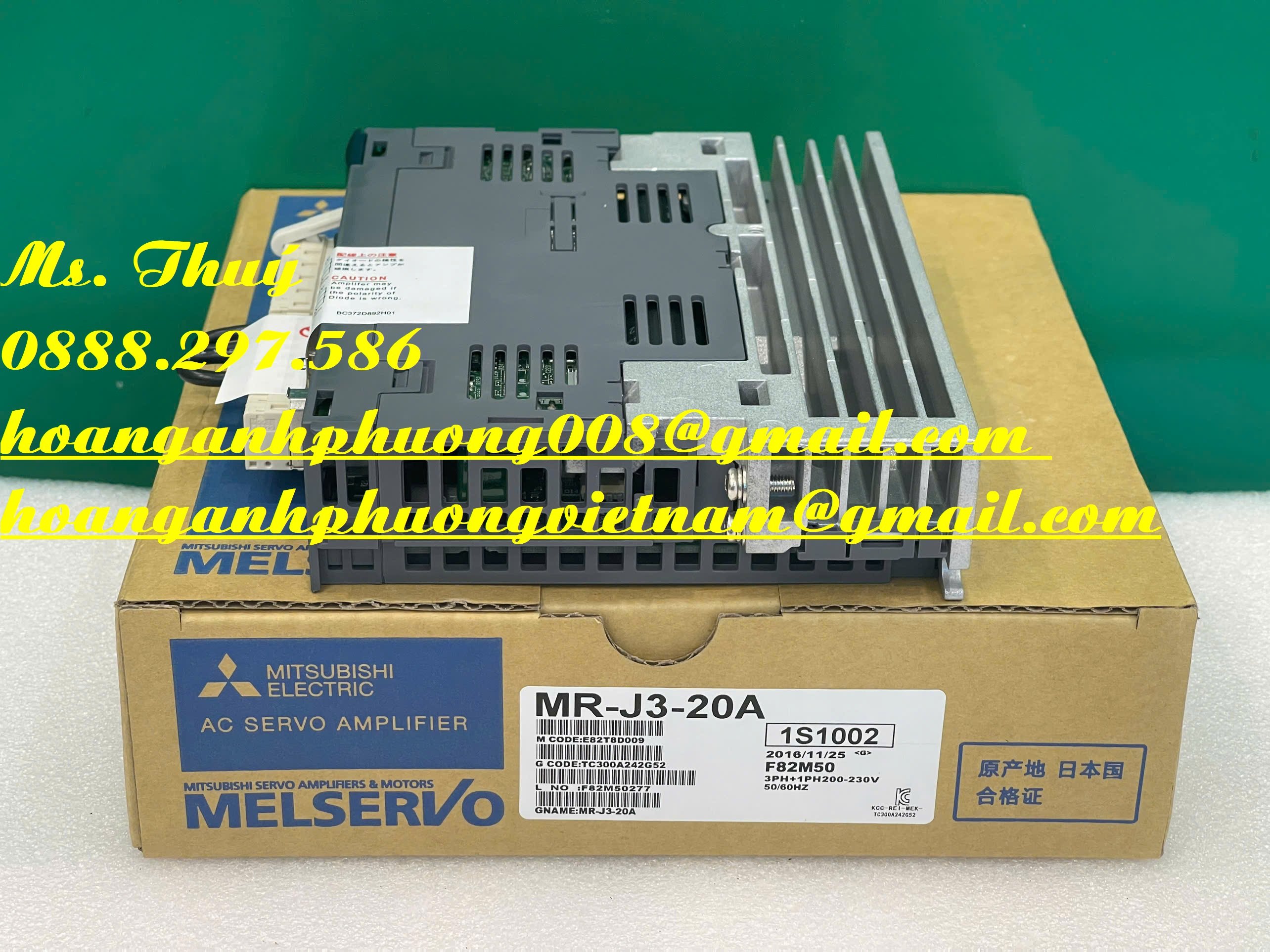 Hàng chuẩn Japan - Bộ điều khiển Mitsubishi MR-J3-20A
