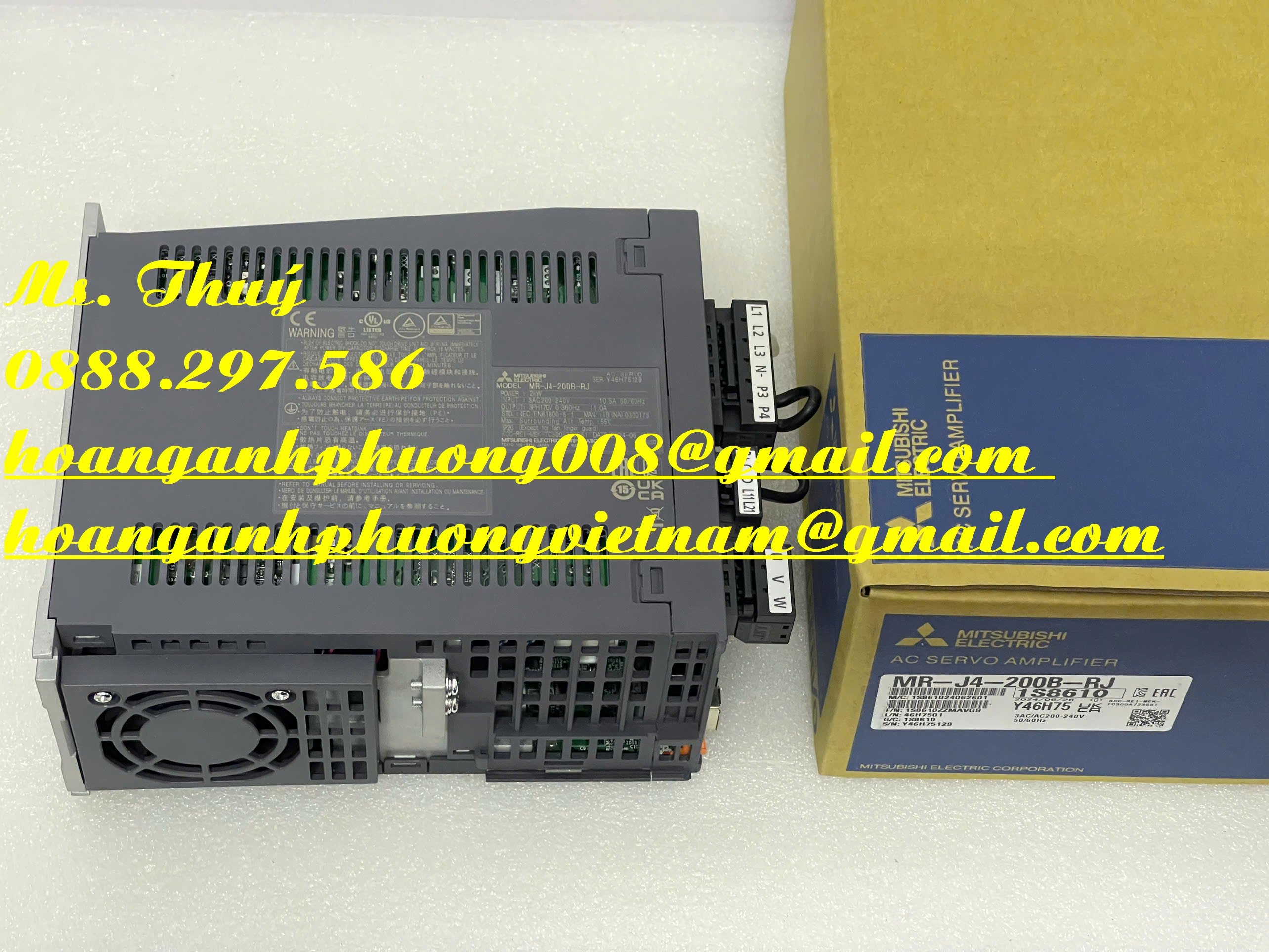 Chính hãng JAPAN - Servo Driver Mitsubishi MR-J4-200B-RJ - New