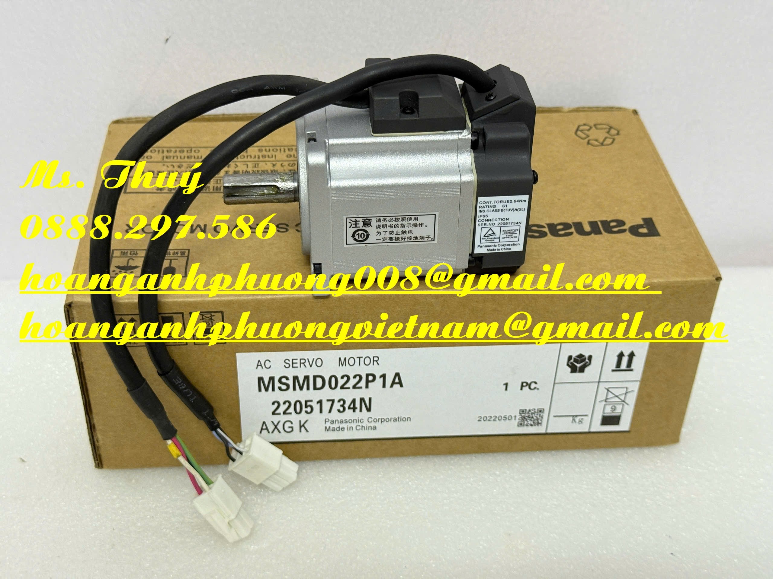 Panasonic giá tốt - Động cơ MSMD022P1A - Giao toàn quốc