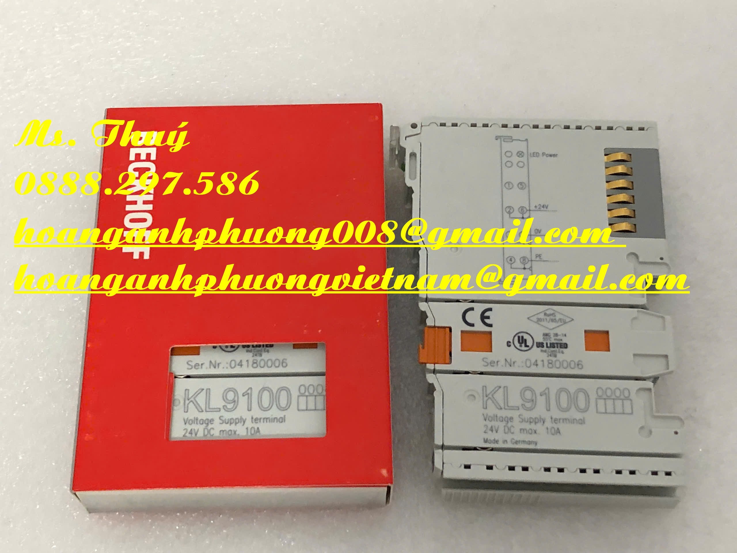 Phân phối mô đun Beckhoff KL9100 - Hàng Đức giá tốt