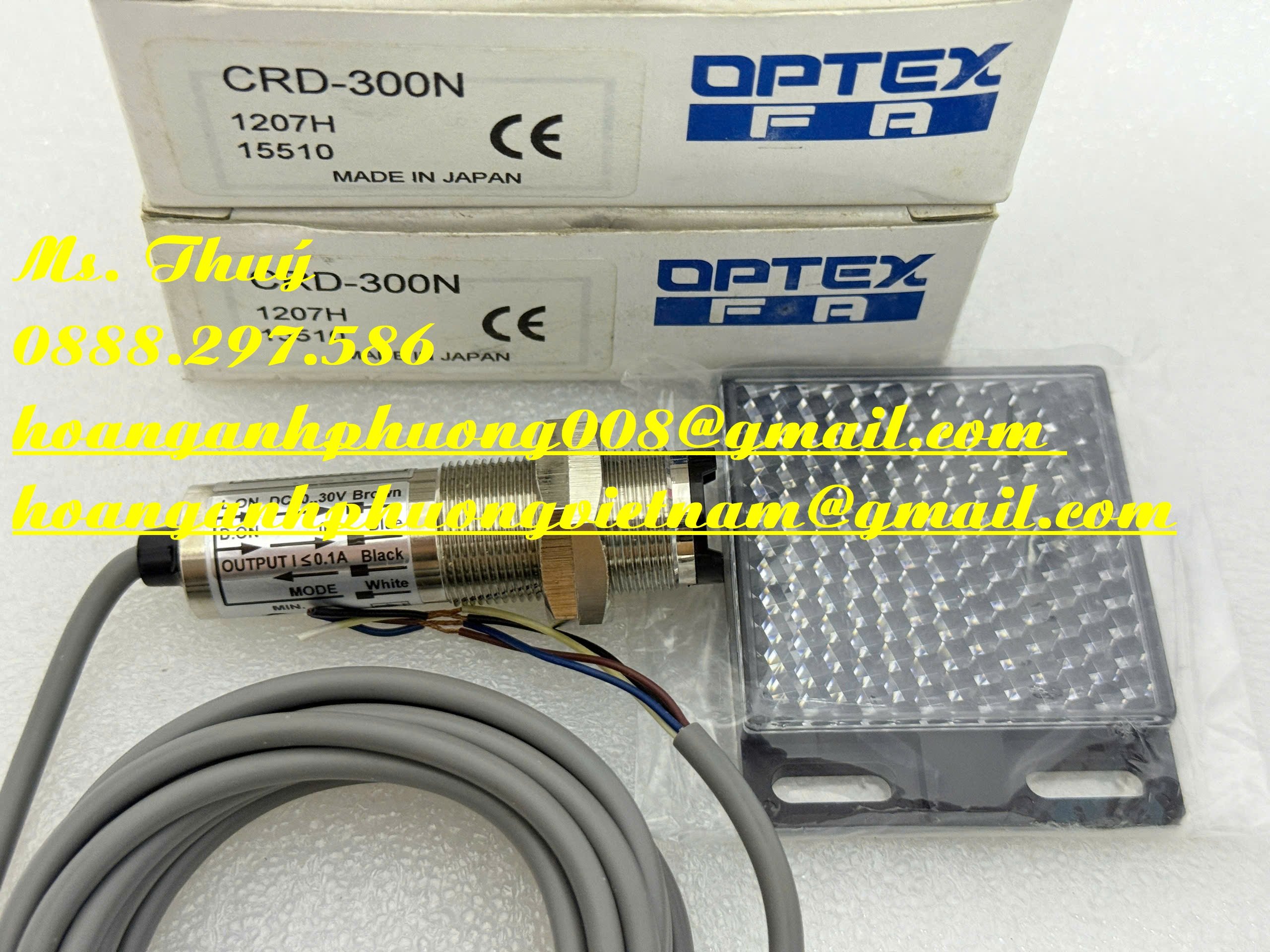 Cảm biến quang phản xạ Optex CRD-300N - Hoàng Anh Phương