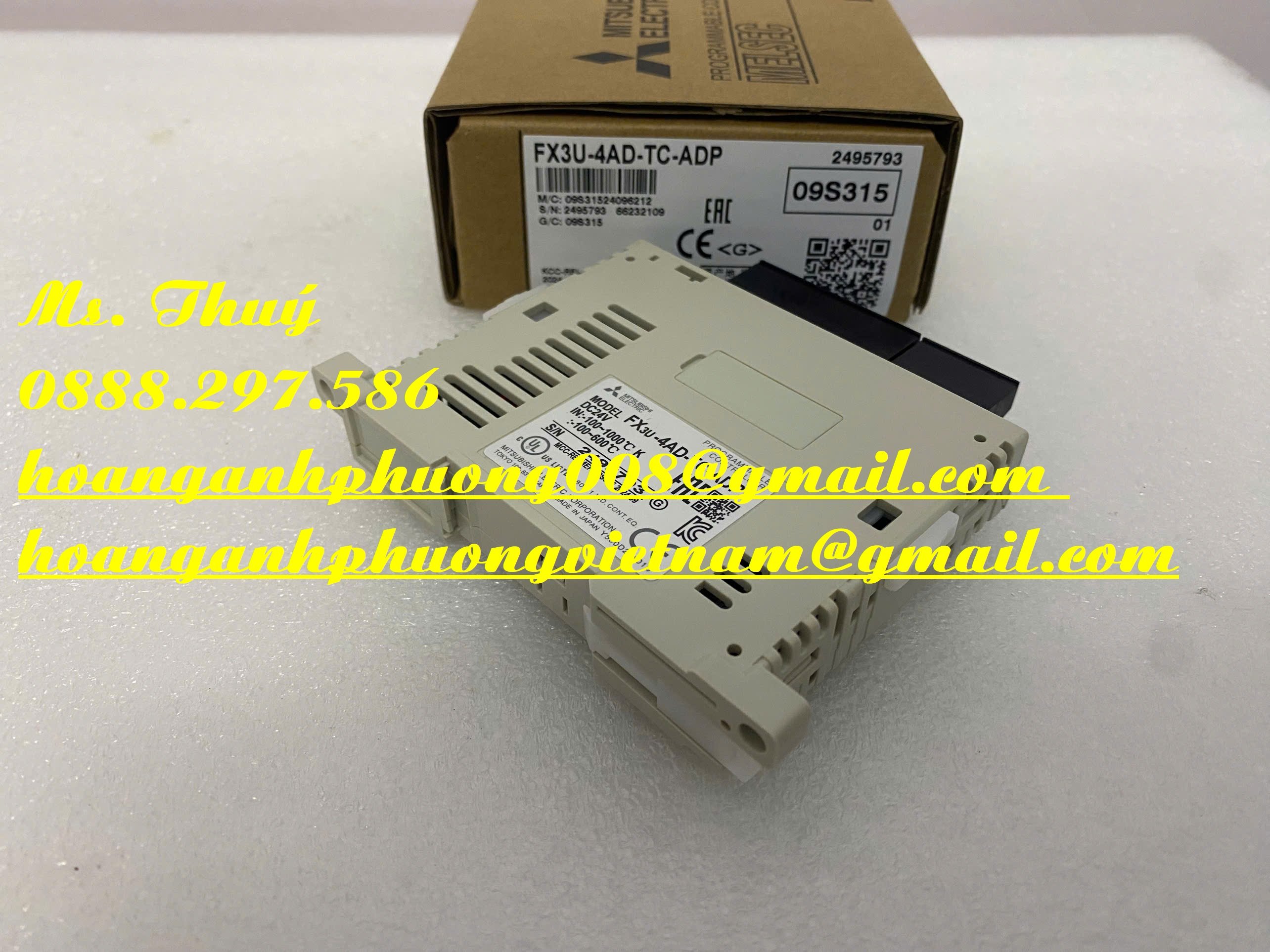 Mitsubishi FX3U-4AD-TC-ADP - Mô đun giá tốt - Bình Dương
