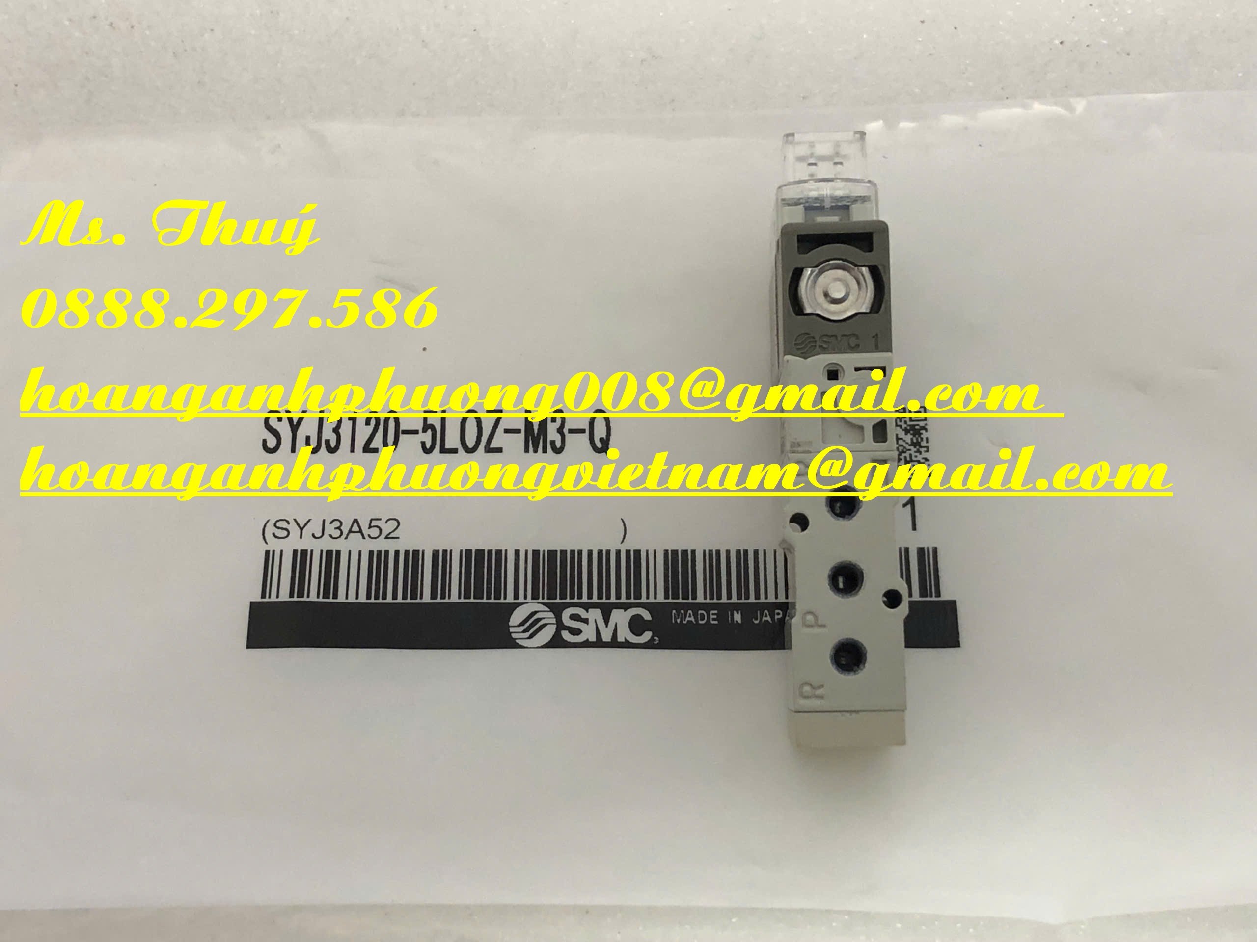 Van điện từ 5 cổng SMC SMC SYJ3120-5LOZ-M3-O - Thiết bị chính hãn