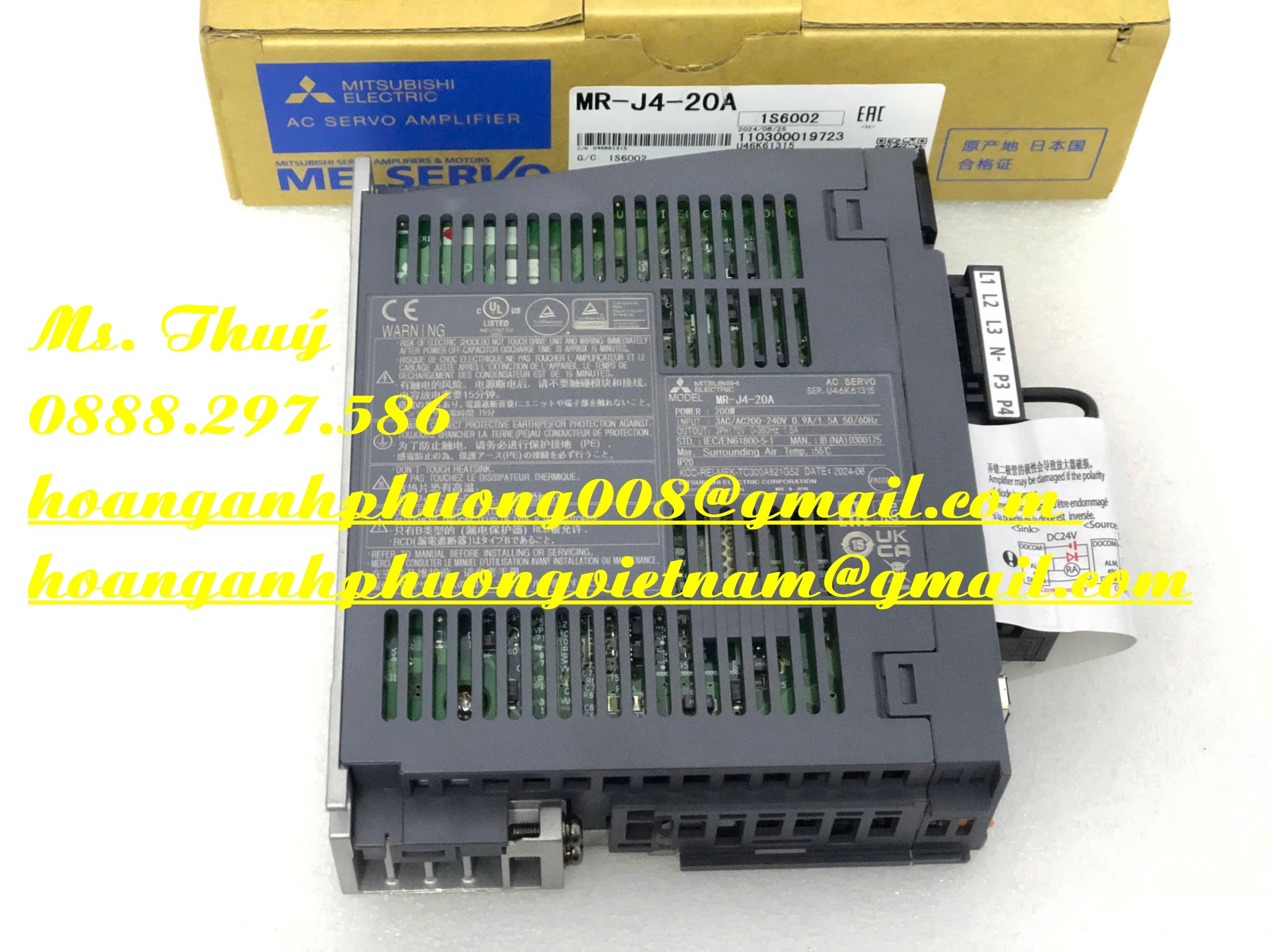 Bộ điều khiển MR-J4-20A của Mitsubishi - Giá tốt toàn quốc