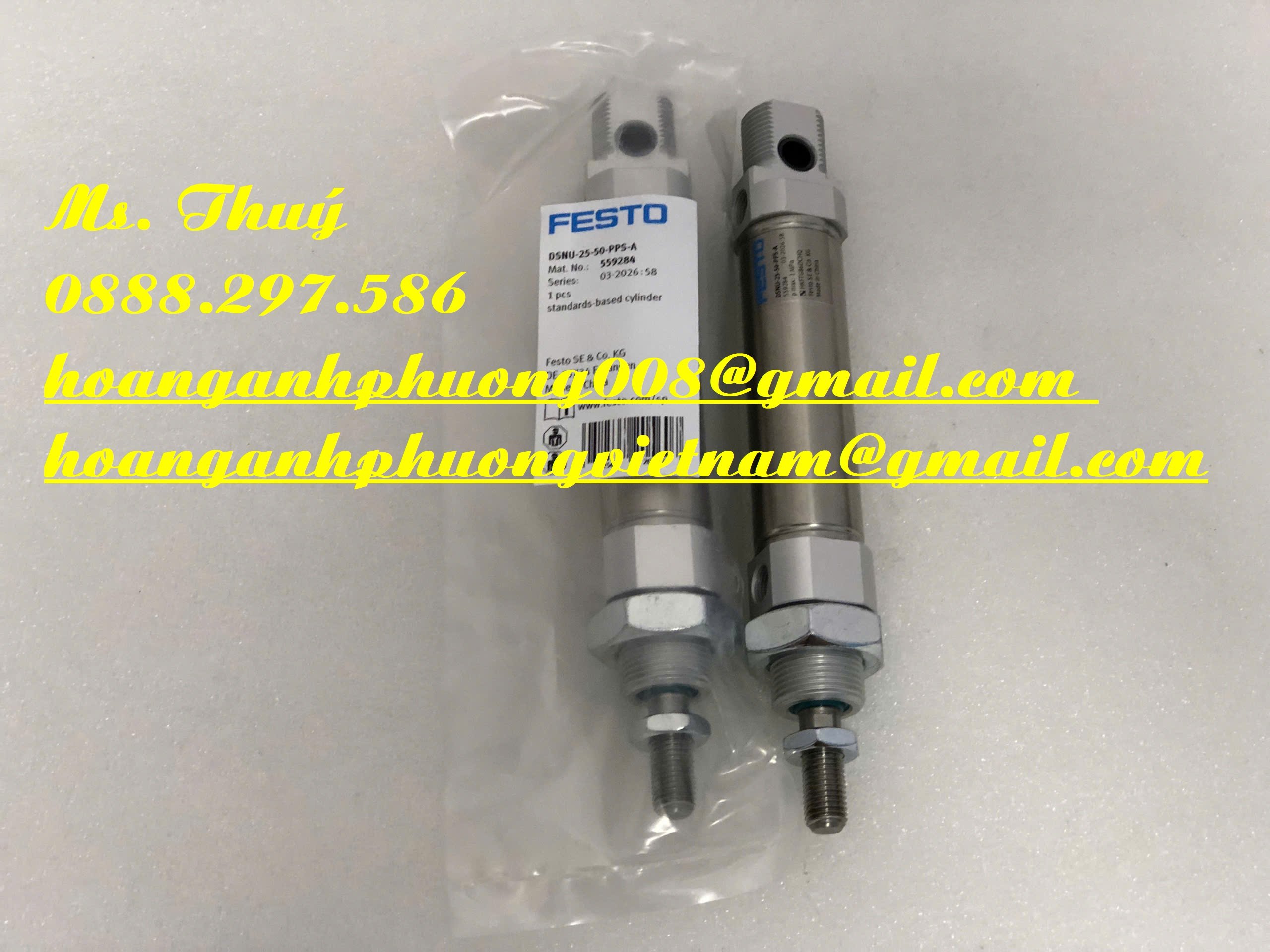 Bán xi lanh thép Festo DSNU-25-50-PPS-A giá tốt toàn quốc