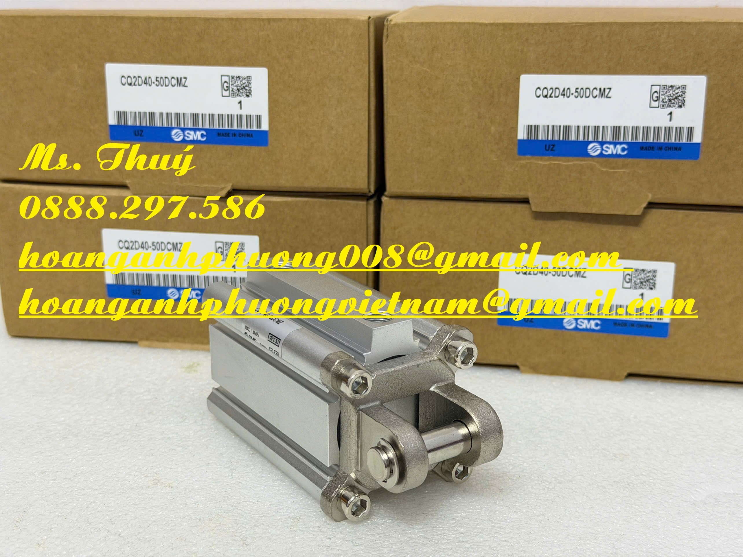 SMC CQ2D40-50DCMZ - Xy lanh khí nén nhỏ gọn